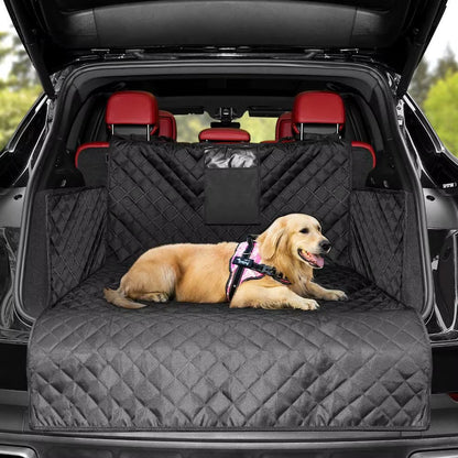 Waterproof Dog Car Seat Cover Trunk Case Dog Car Transporter Travel Mat Pad Dog Carriers Hammock for Small Medium Large Dogs